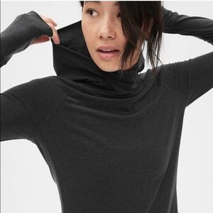 Gap fit funnel neck hoodie